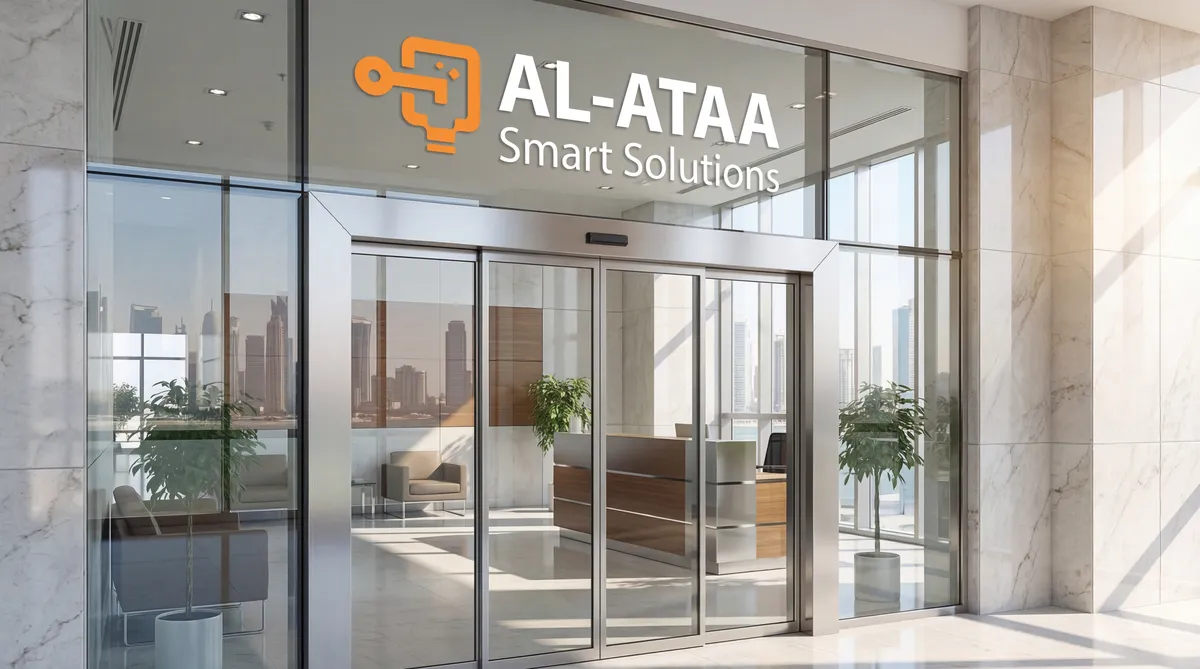 Office Glass Door Entrance