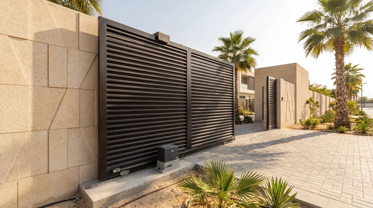Villa Automatic Sliding Gate Qatar - أبواب فلل سحاب قطر